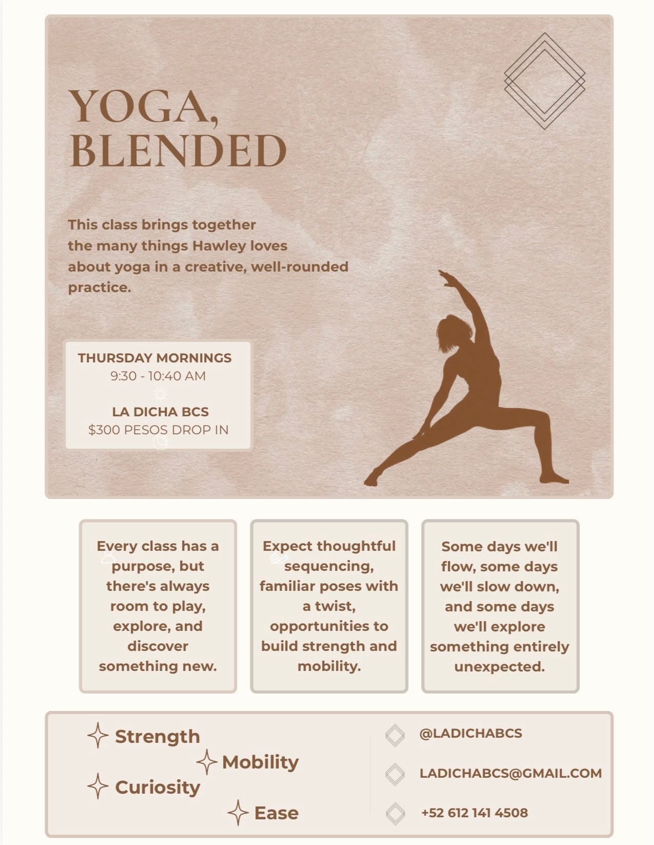 Yoga, Blended poster
