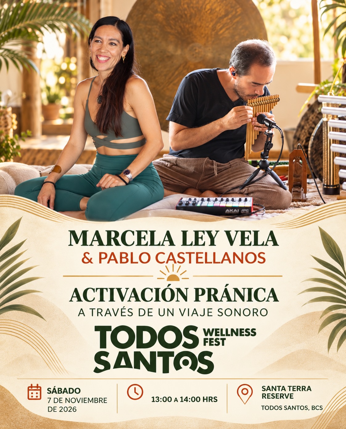 Activación Pránica: A Sound Journey with Marcela Ley Vela & Pablo Castellanos poster