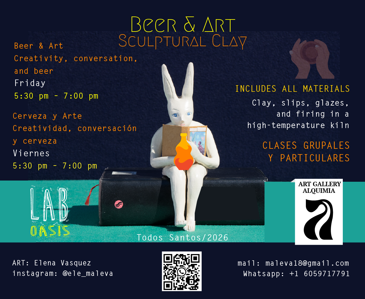 Arte y cerveza poster