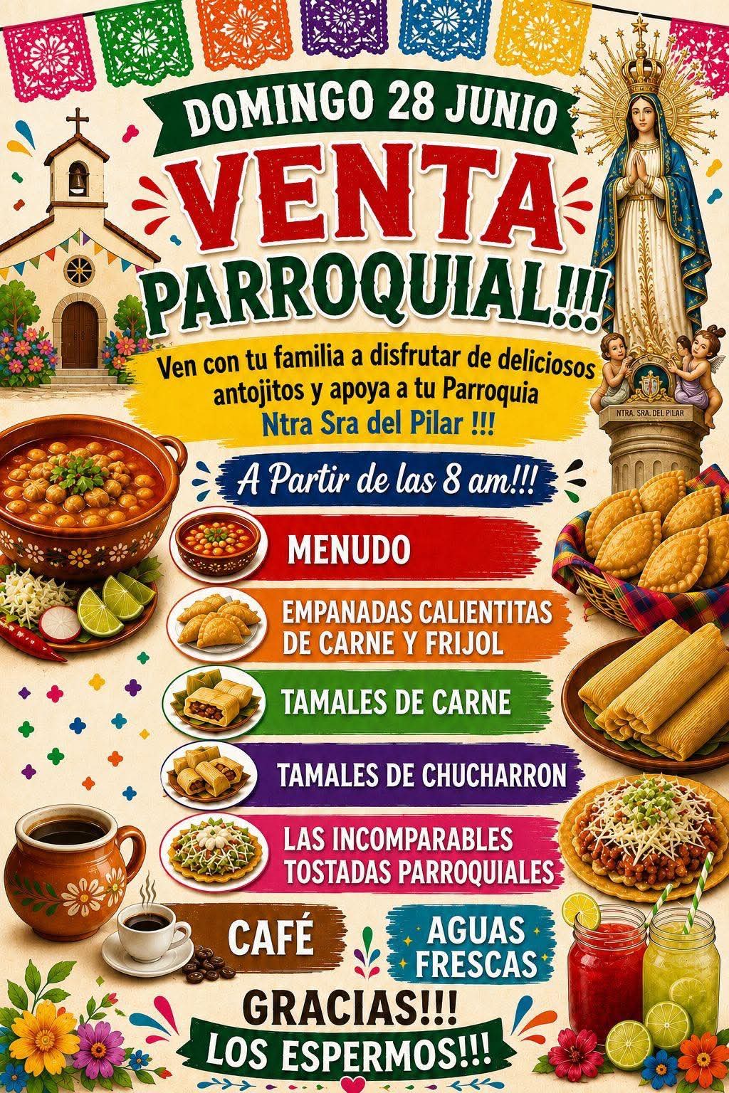 Parish Food Sale poster