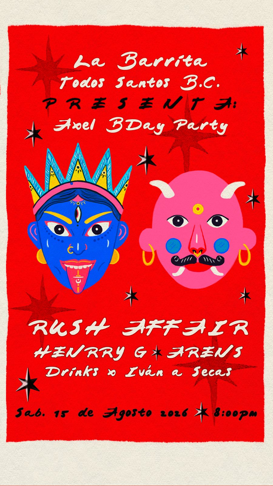 Axel BDay Party - Rush Affair poster