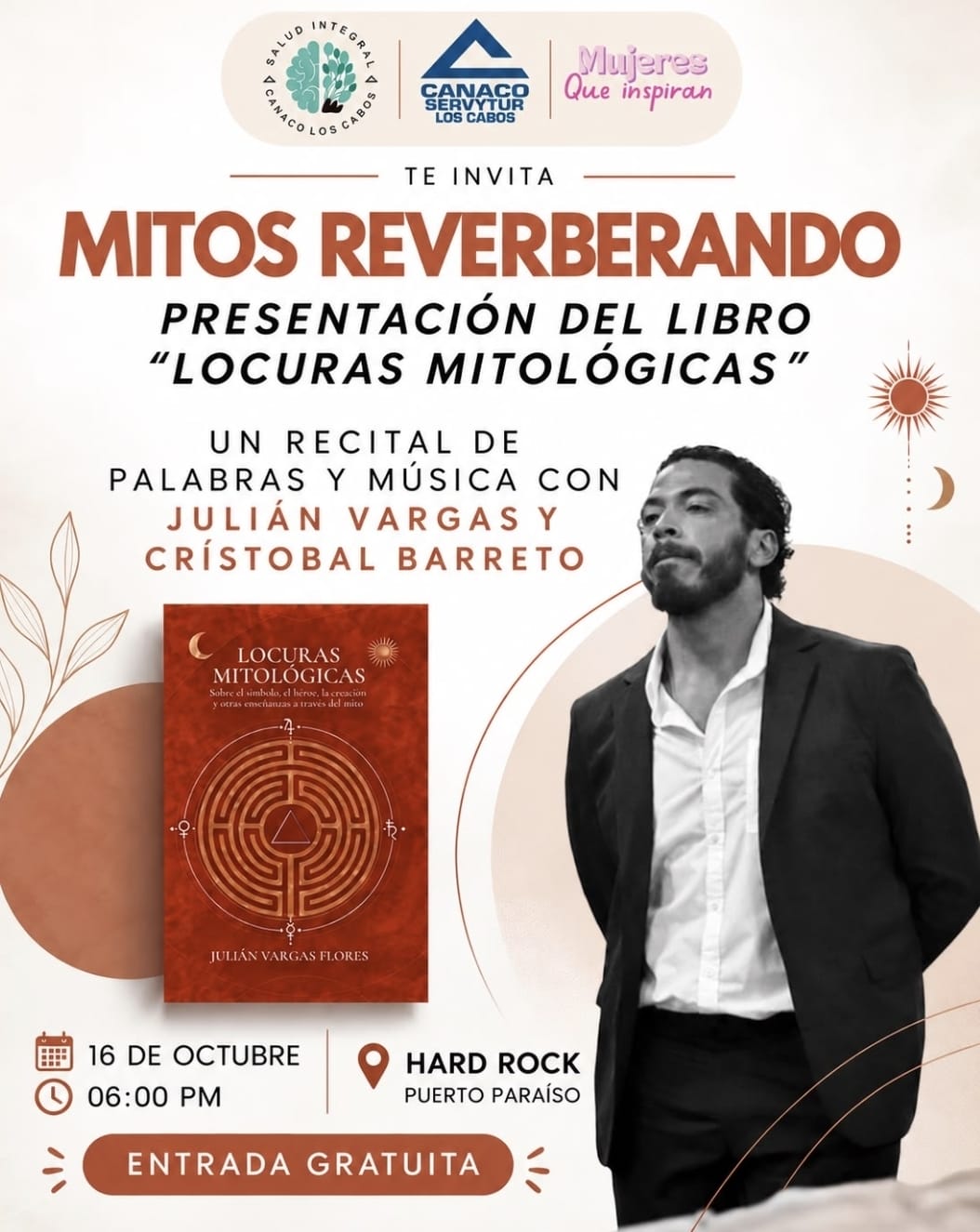 Mitos Reverberando — “Locuras Mitológicas” book presentation (Puerto Paraíso)