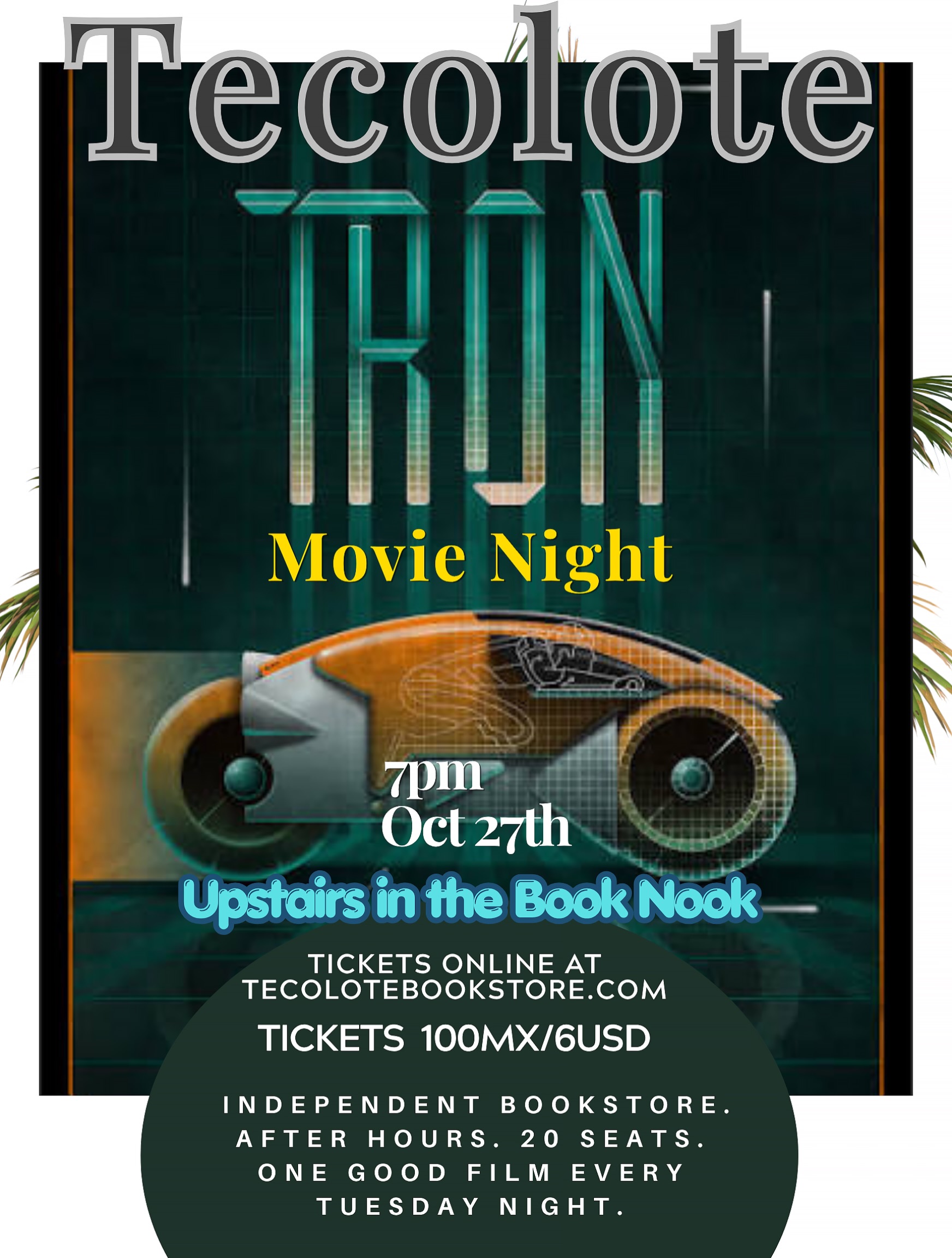 TRON — Tecolote Cine Club poster