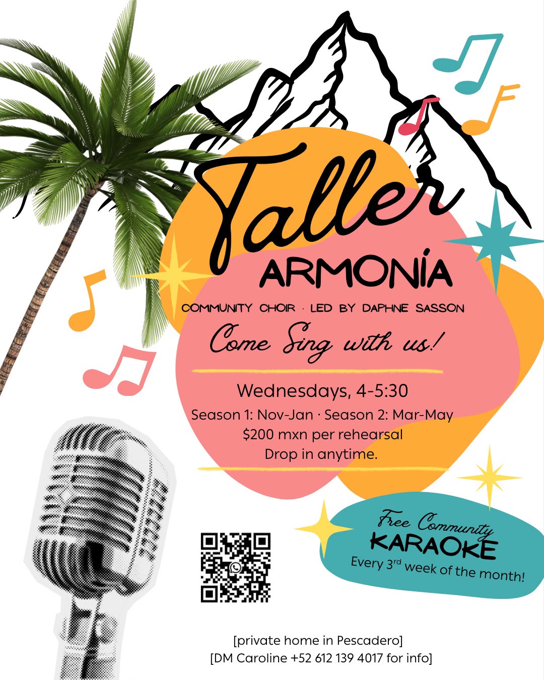 Community Choir poster
