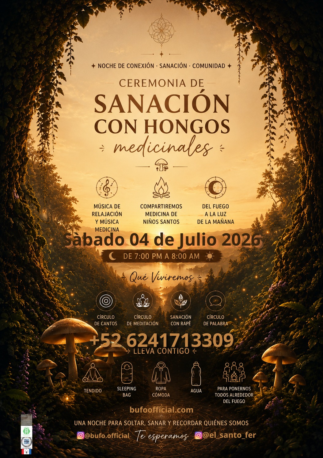 Niños Santos Medicine Ceremony poster