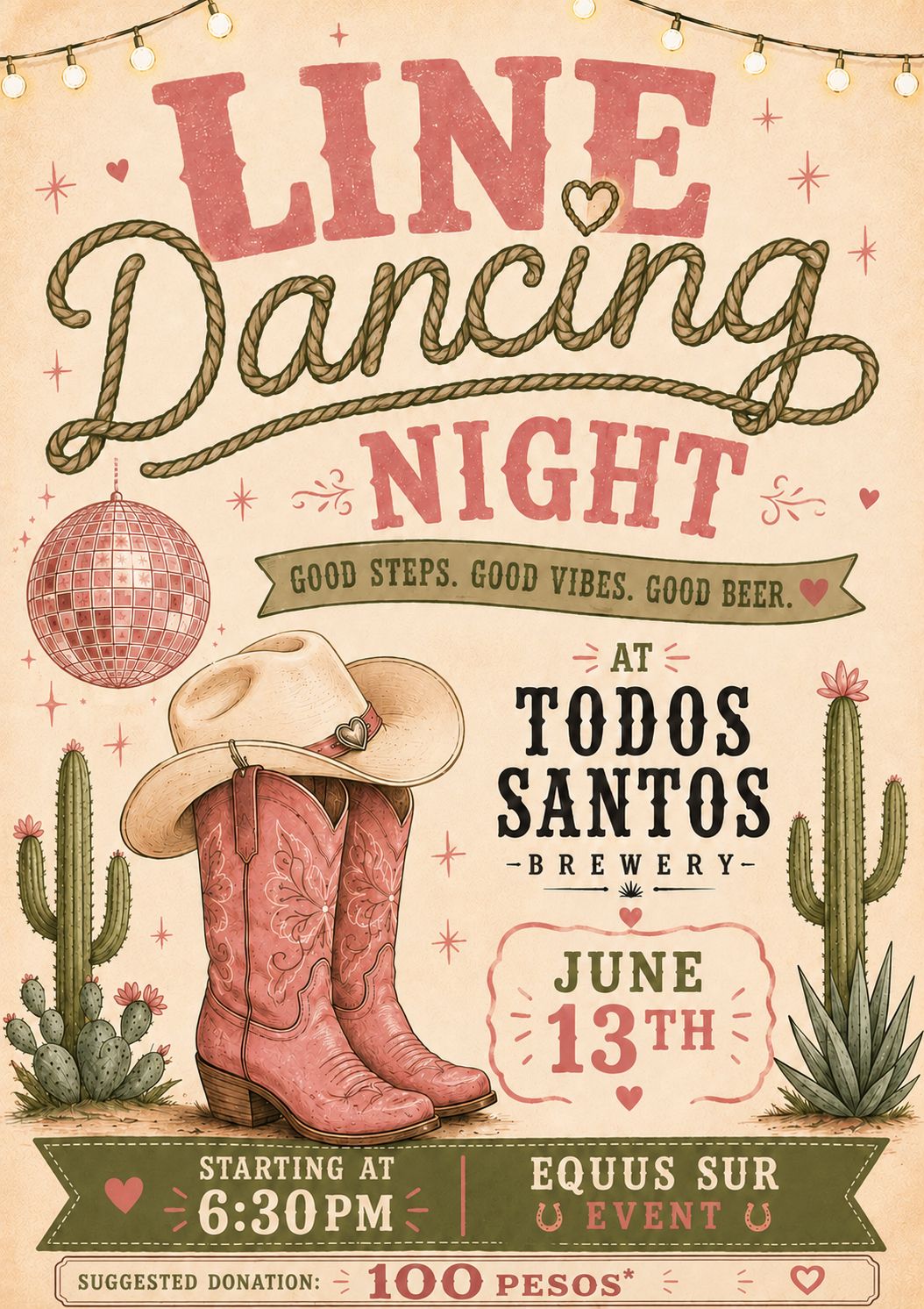 Line Dancing Night poster