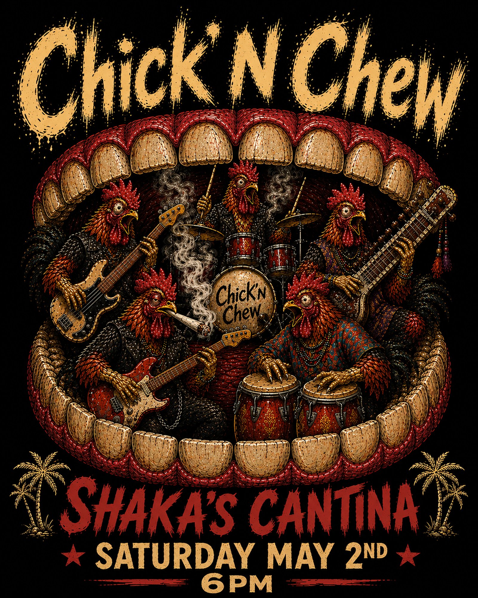 Chick’n Chew Band poster