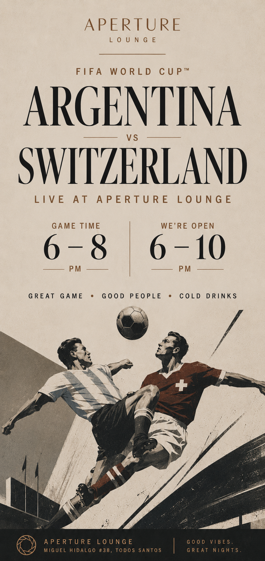 World Cup tonight poster