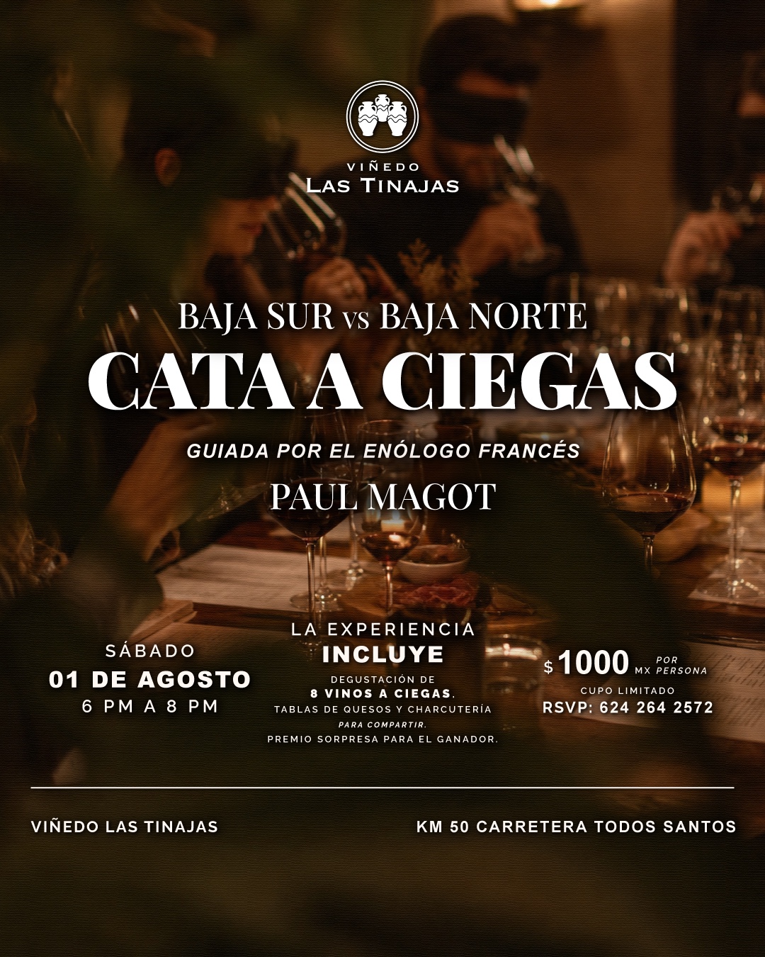 CATA A CIEGAS & VIÑEDO LAS TINAJAS poster