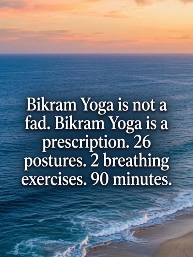 Bikram Yoga Class poster