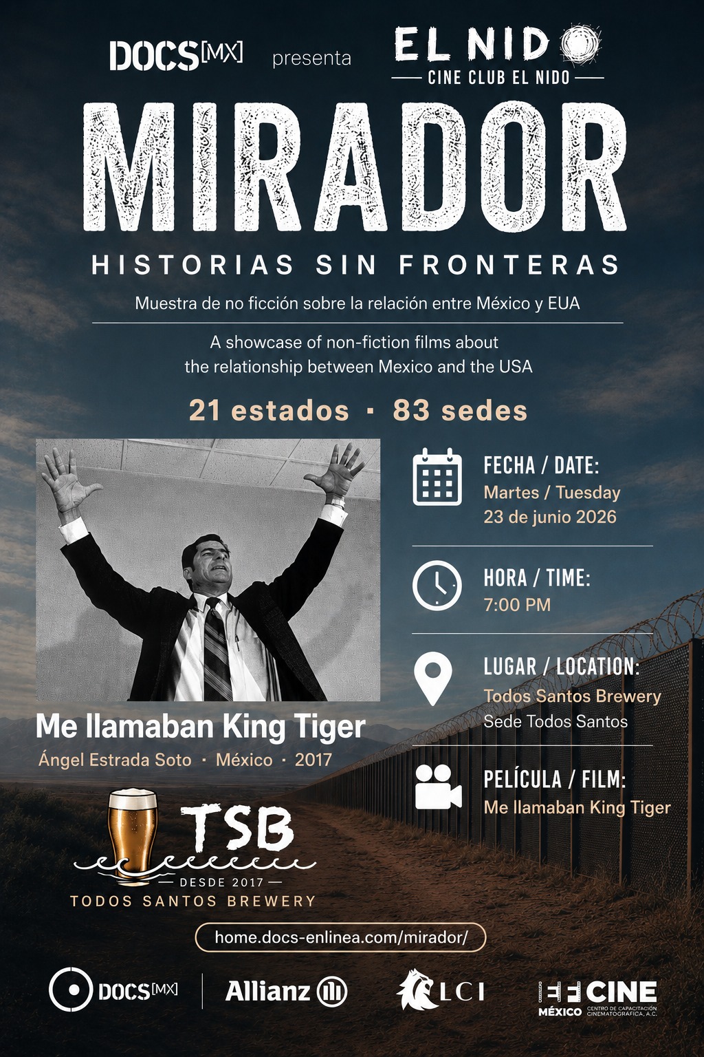 Cine Club El Nido: Me llamaban King Tiger poster