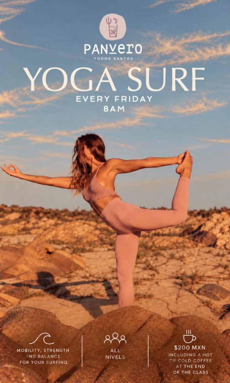 Yoga Surf Class poster