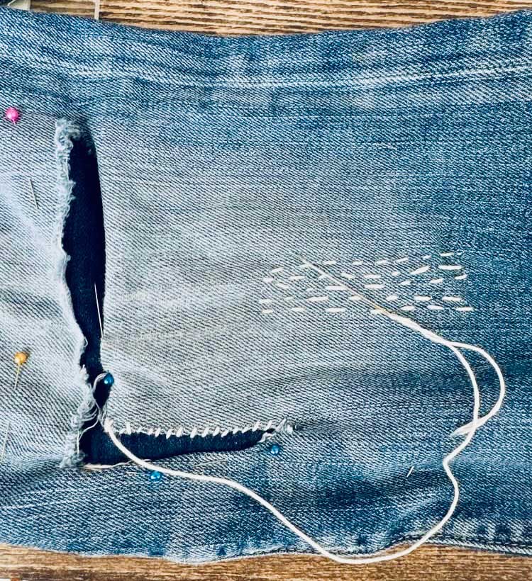 Sashiko Workshop at Earth Art Studio poster