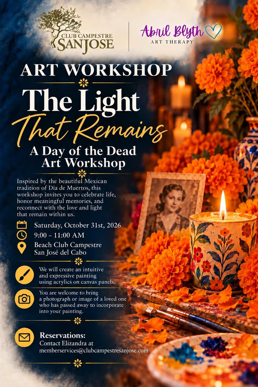 The Light That Remains – Día de Muertos Art Workshop poster