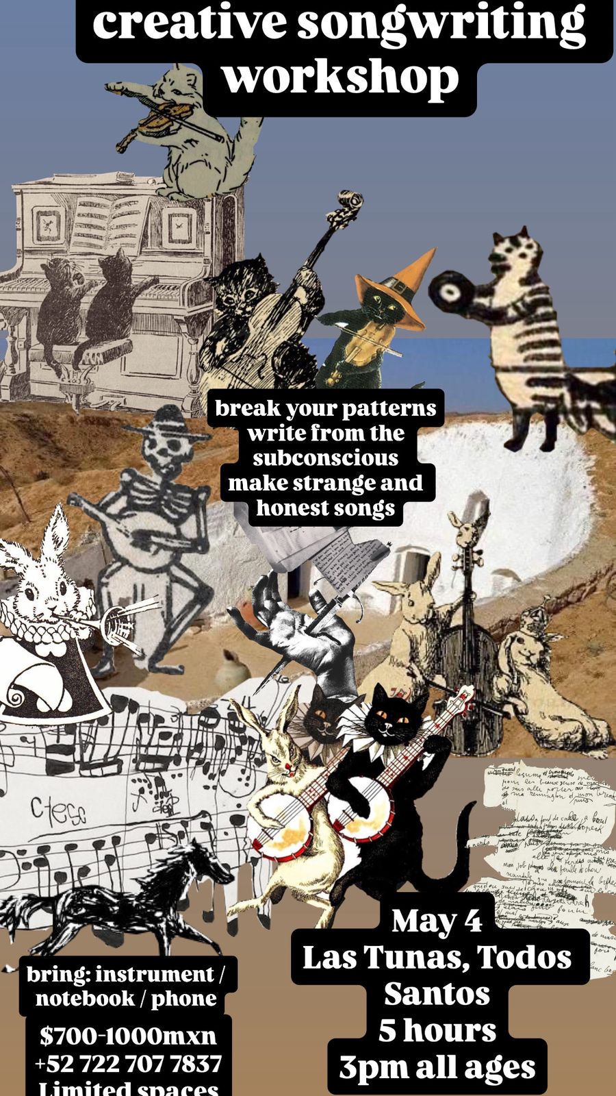 Open the Portal: A Creative Songwriting Workshop poster