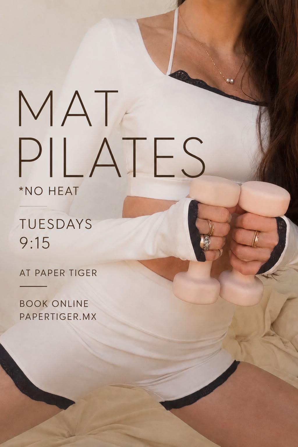 Mat Pilates poster