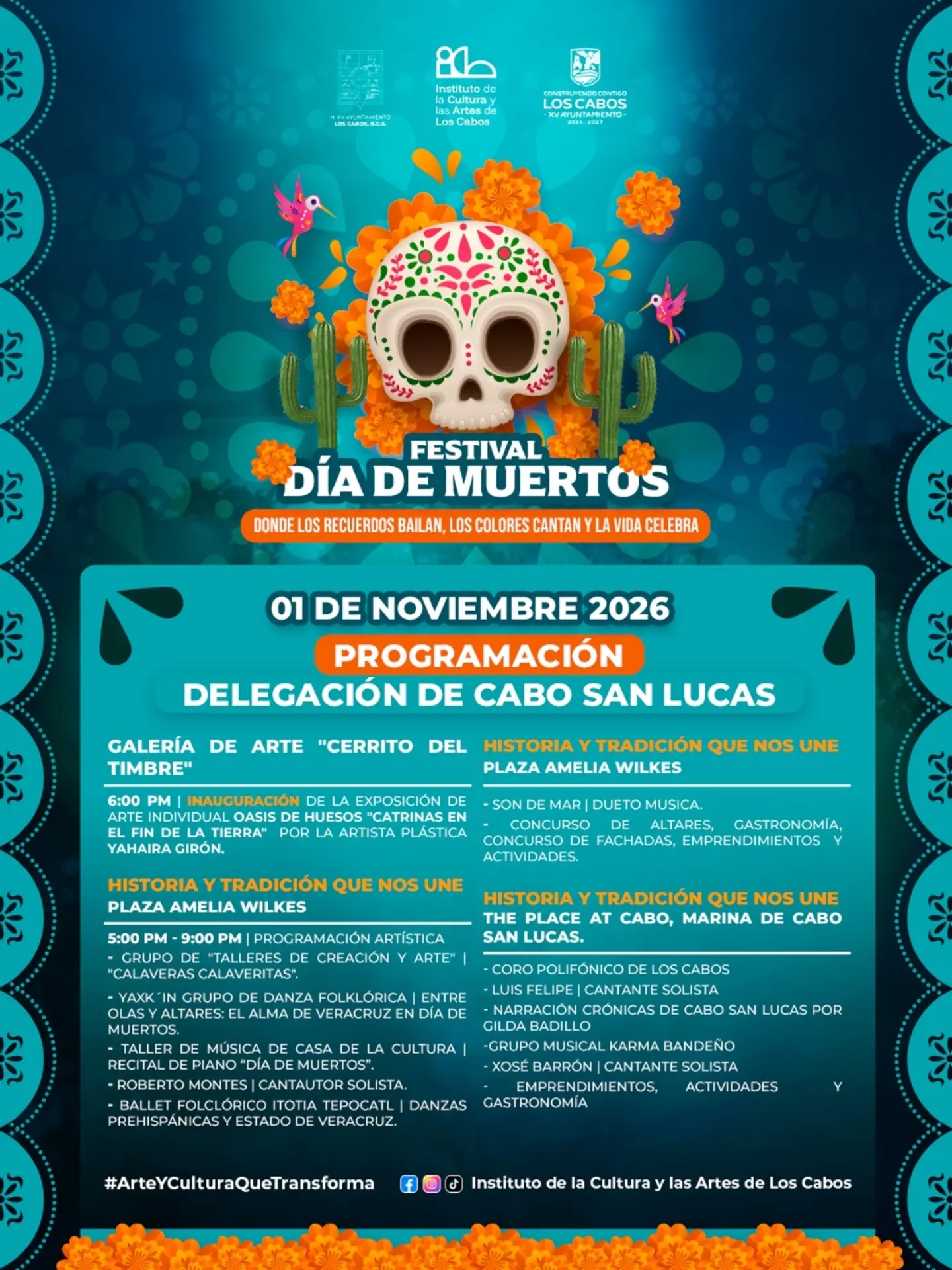 Festival Historia y Tradición que nos Une - Plaza Amelia Wilkes poster