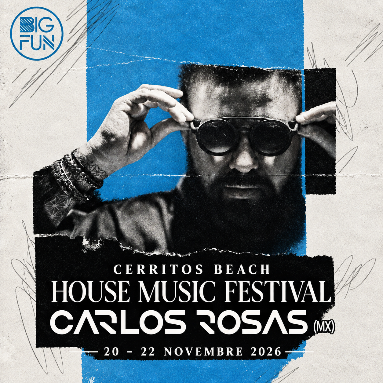 Cerritos Beach House Music Festival (3rd edition) — Carlos Rosas, LaVelle Dupree & DJ Armenta at Big Fun Beach Club