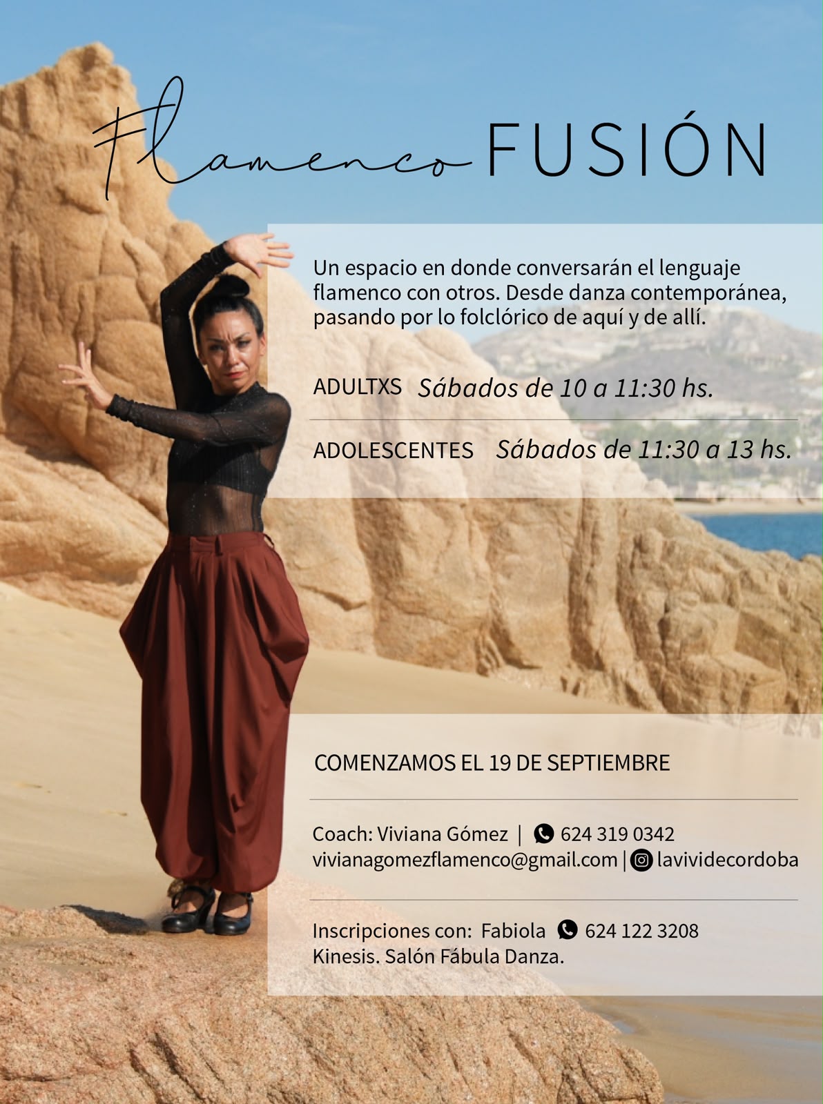 Flamenco Fusion Dance Class - Adults poster