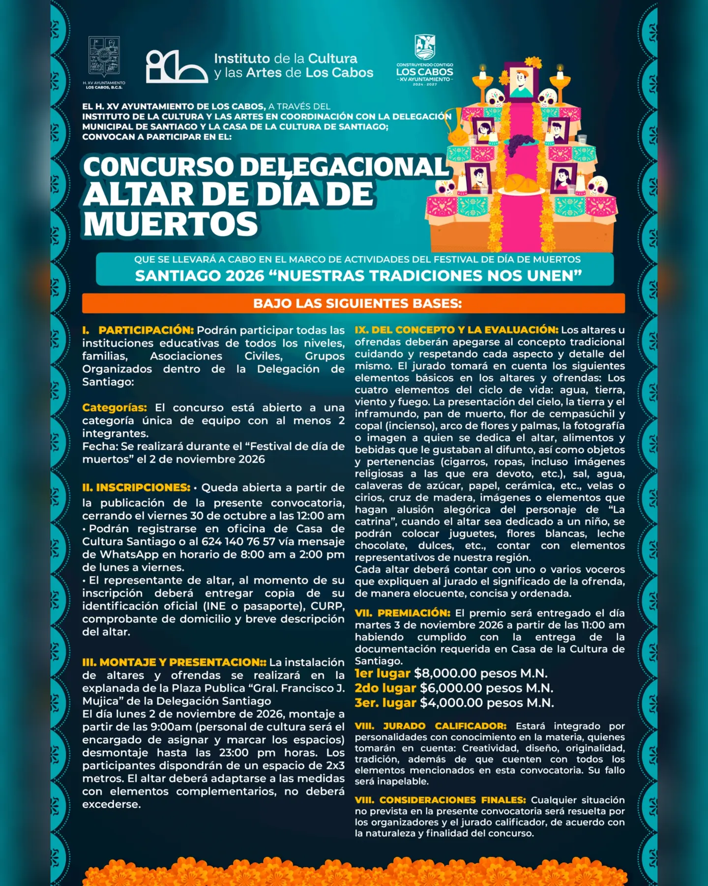 Day of the Dead Altar Competition Awards Ceremony poster