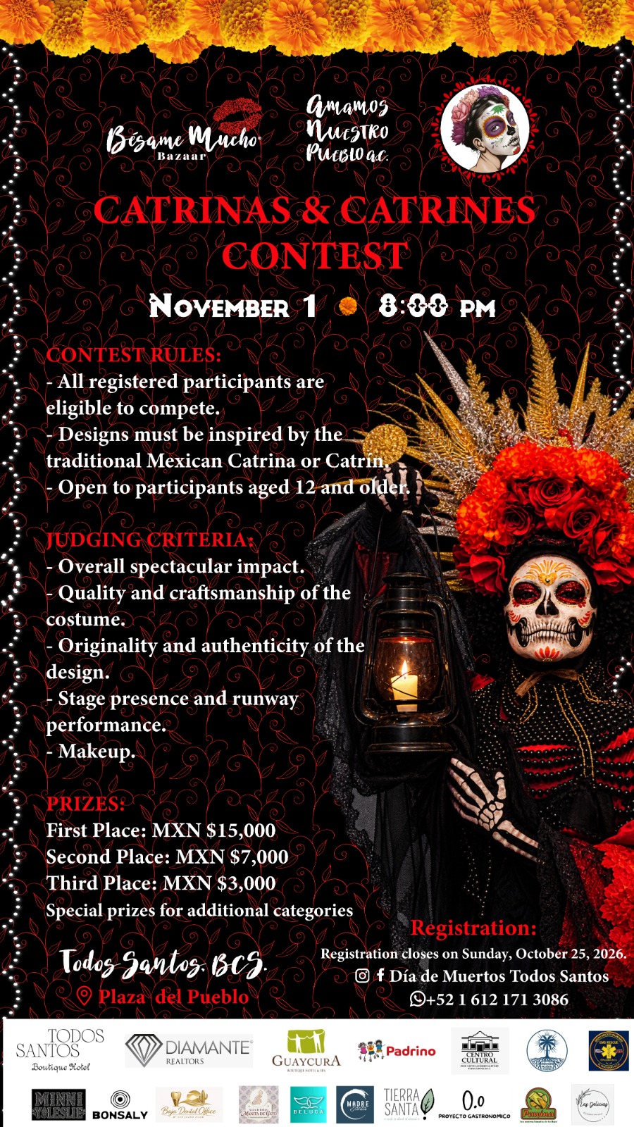 Catrinas & Catrines Contest poster