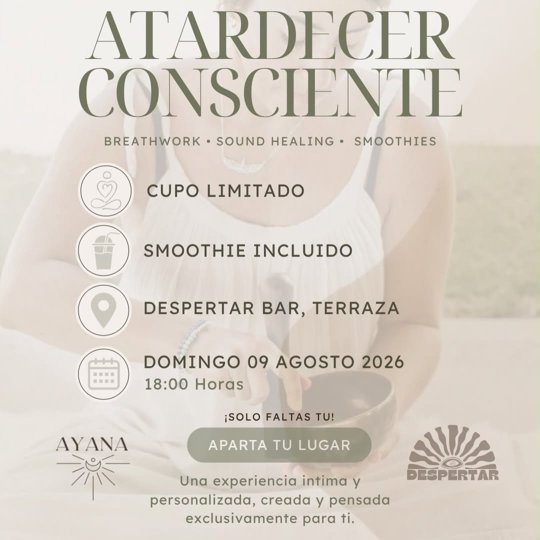 Atardecer Consciente (Conscious Sunset) poster
