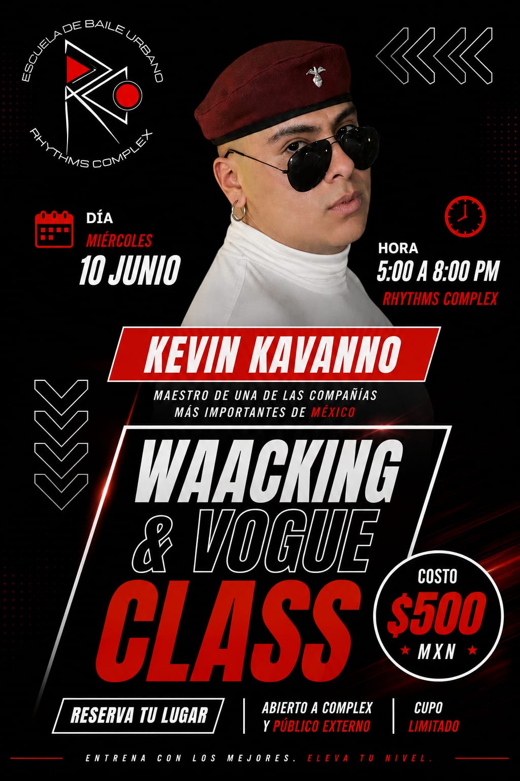 Waacking & Vogue Class poster