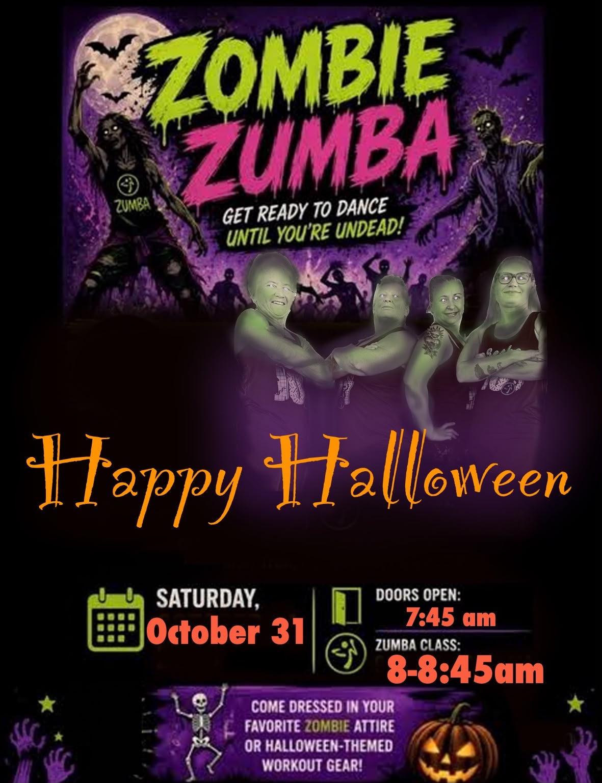 Special Zombie Zumba poster