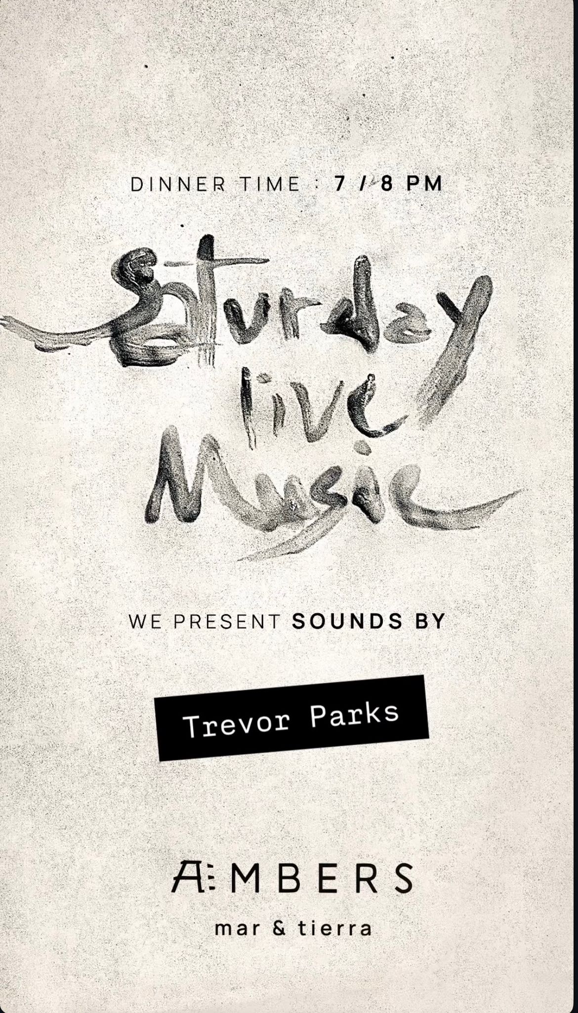 Live Music by Trevor Parks poster