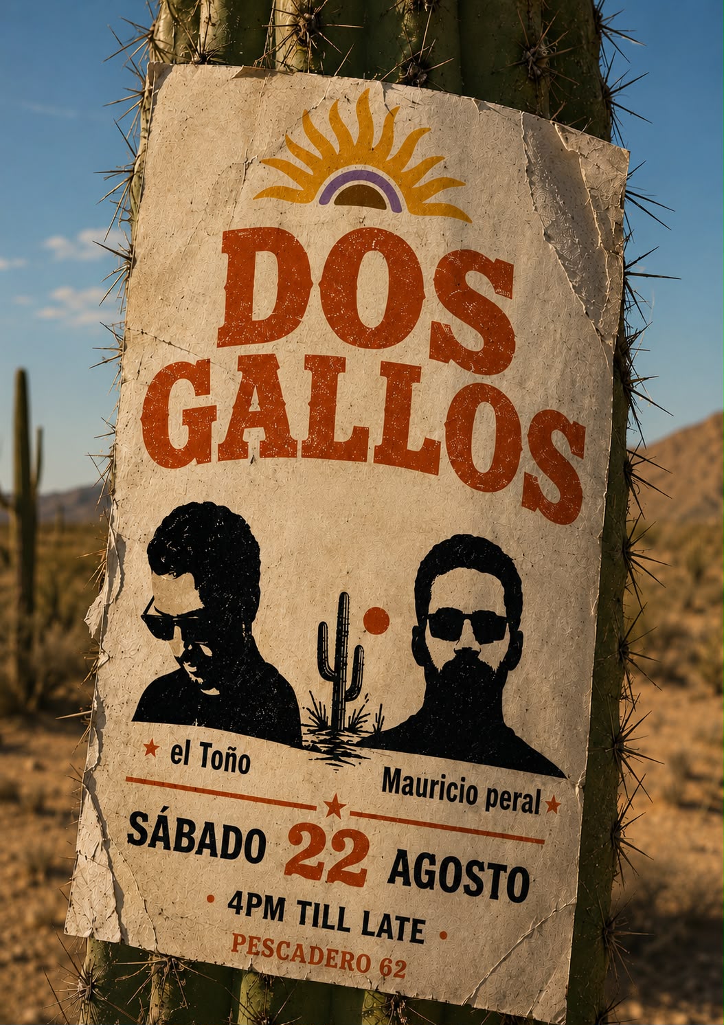 El Toño + Mauricio Peral at P62 poster