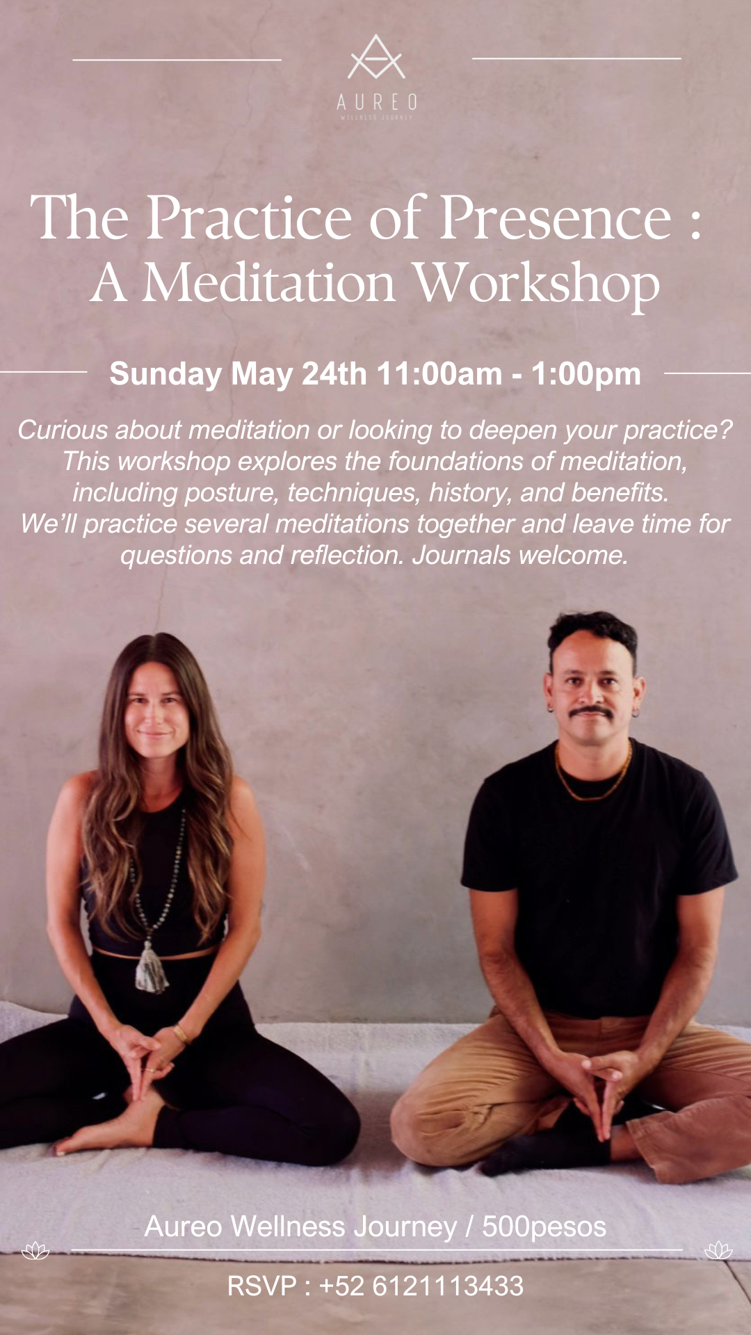 The Practice of Presence: A Meditation Workshop poster
