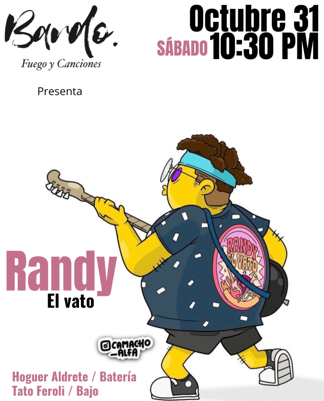 Randy El Vato Live poster