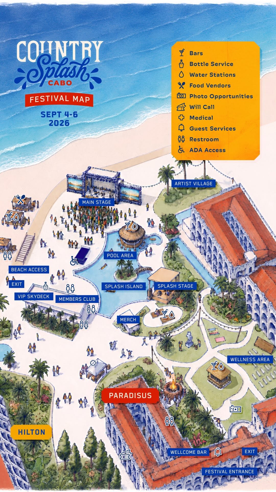 Country Splash Cabo poster