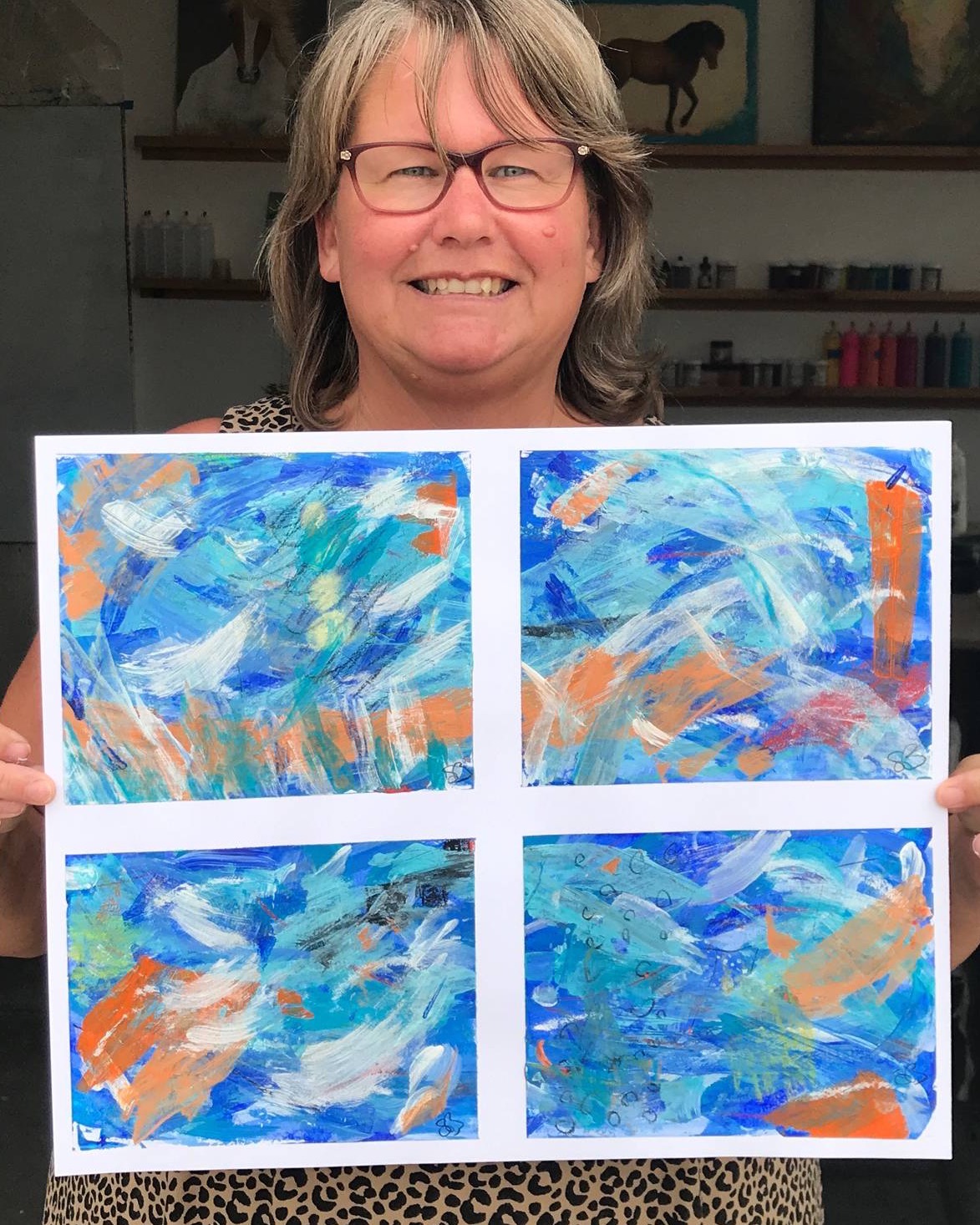 Abstract Art Class poster