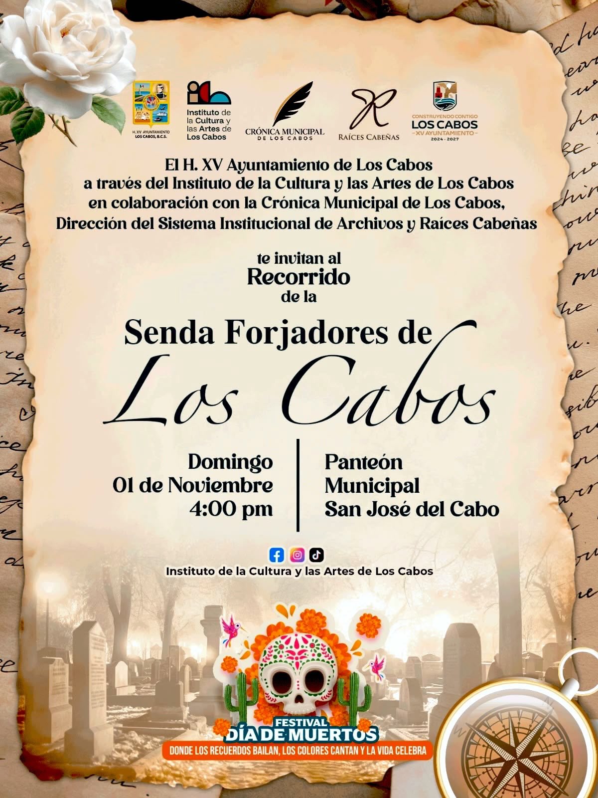 Senda Forjadores de Los Cabos Historical Walking Tour poster