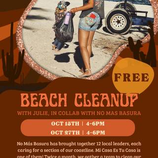 Beach Cleanup with Julie