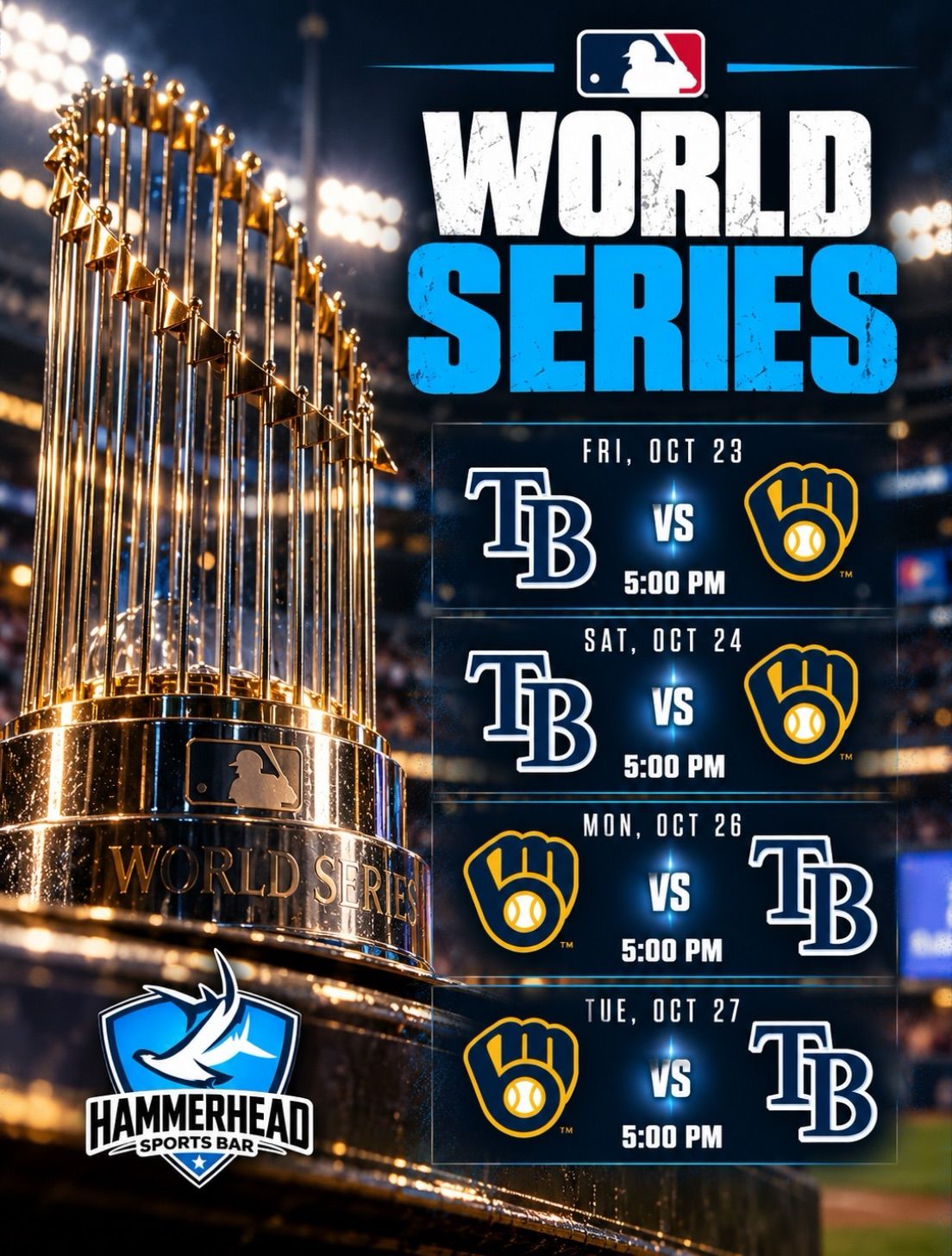 World Series Game 3: Milwaukee Brewers vs Tampa Bay Rays