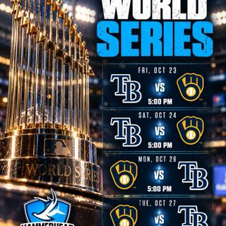 World Series Game 3: Milwaukee Brewers vs Tampa Bay Rays